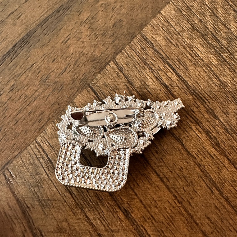 Colorful Rhinestone Brooch - Picture 5 of 6